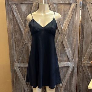 NWT Madewell Black Mini Dress Size 8